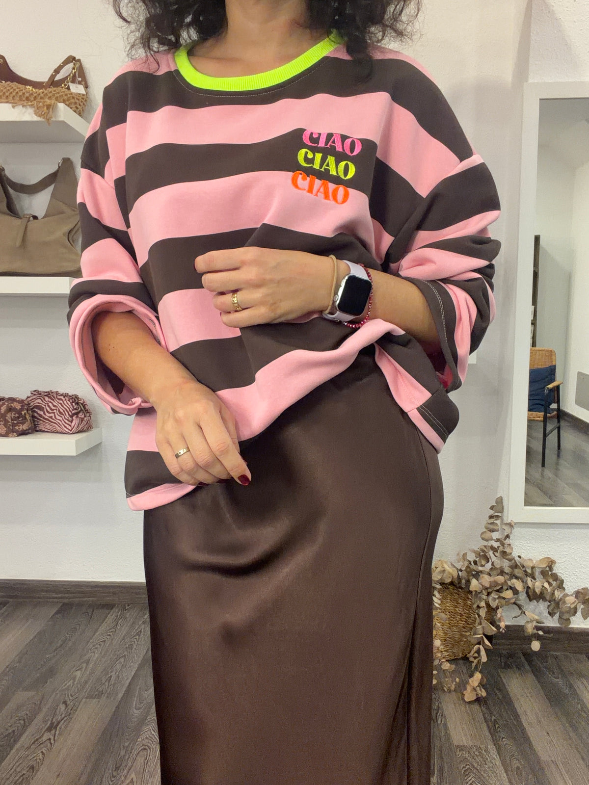 Sudadera Oversize Chocolate