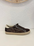Zapatilla rayo glitter chocolate